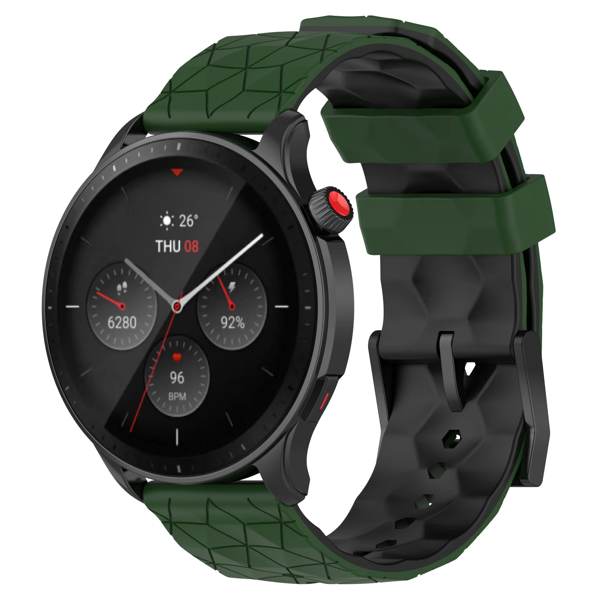 Bracelet de rechange en Silicone souple pour Xiaomi Amazfit GTR 4 3 Pro 2e 2, nouvelle collection