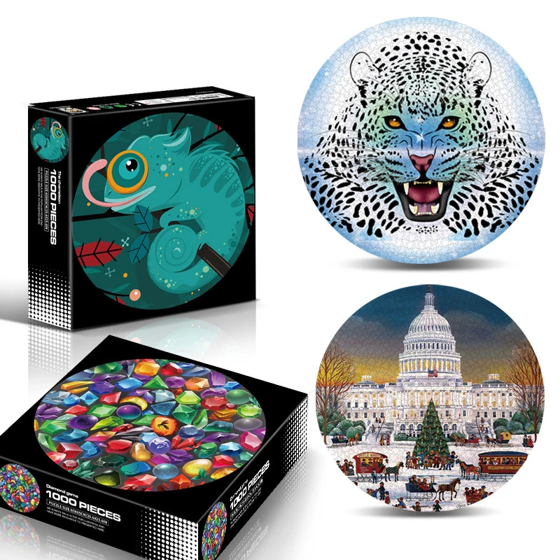1000 Pieces Jigsaw Puzzle for Adults Challenge High Difficulty Large-sized Puzzle Toys Can be Used as Home Mural Decoration Gift