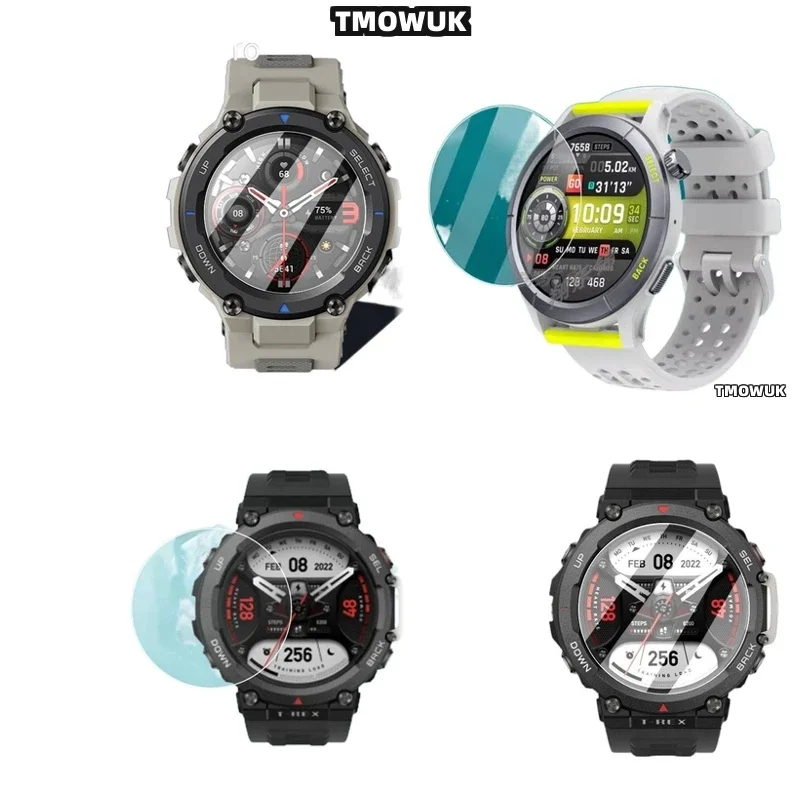 ​​For Amazfit GTR 42 47mm T Rex 2 3 T-Rex Pro 3 Ultra – High-Quality Tempered Glass, Anti-Smudge​​