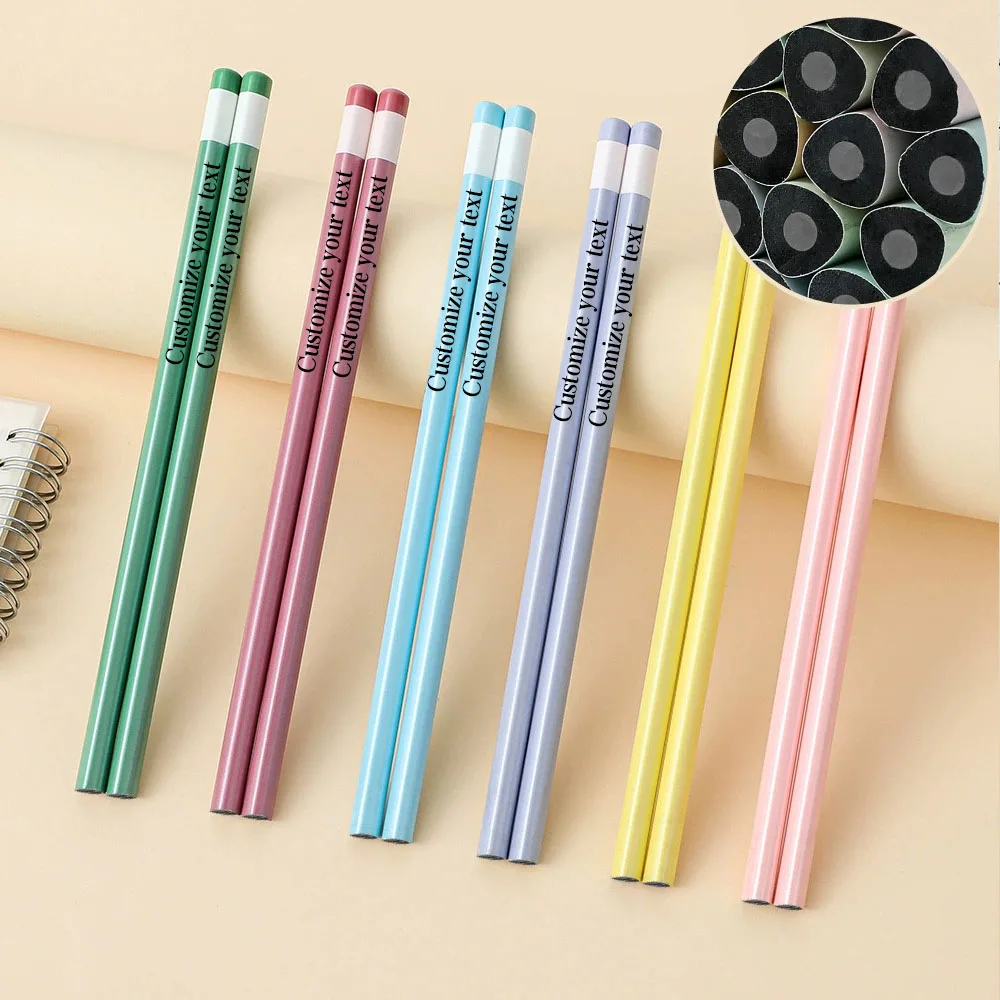 30 Black Wood Pearlescent Anti-Bite Pencils, Triangular Hb Shaft, Customizable with Engraved Text or Date, Ideal for Students' Writing, Drawing, and Calligraphy Practice, Perfect Choice for Students and Office Use, Student Stationery Supplies |   Ergonomic Pencil |   The Best Options for Holiday Gifts, Birthday Gifts, Christmas Gifts, and Halloween Gifts.