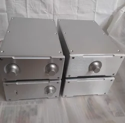 Single knob All aluminum amplifier chassis / Preamplifier case / AMP Enclosure DIY box (200 *90*268mm)