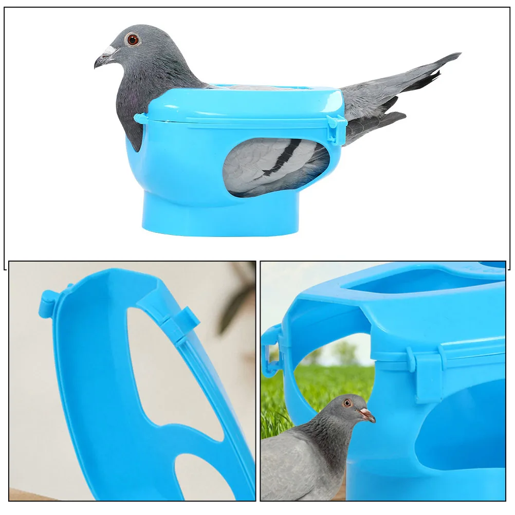 

Injection Holder Bird Fixed Frame Rack Medicine Feeding Durable Hollow Out Design Racing Pigeon Supplies Bird Cage