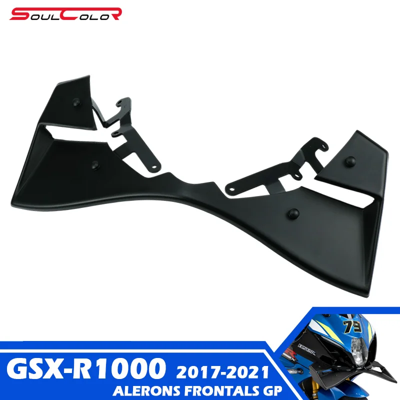 

Fits For GSX-R 1000 k17 GSXR1000 2017 2018 2019 2020 2021 K17 Alerons Frontals GP Downforce Spoilers Aerodynamic Wing Deflector