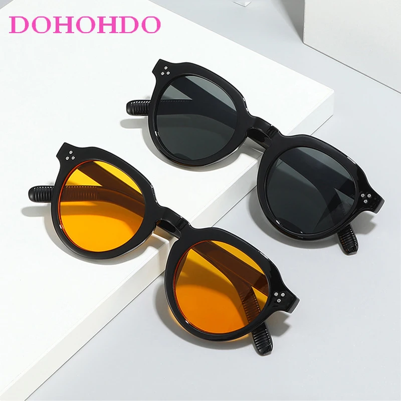

Luxury Brand Designer Oval Rivet Sunglasses For Women Men Fashion Classic Eyeglasses Female Travel Driving Shade Eyewear UV400