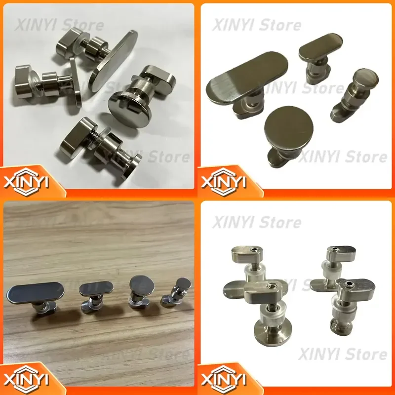 4PCS Stainless Steel Glue Tabs for Hail Dent Slide Hammer Auto Body Repair Tool Cold Glue Accessory