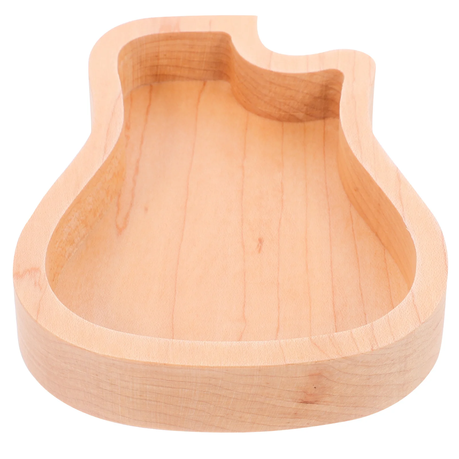 

Wooden Guitar Pick Storage Box Light Brown Multifunctional Organizer for Picks Jewelry and Small Items Guitar