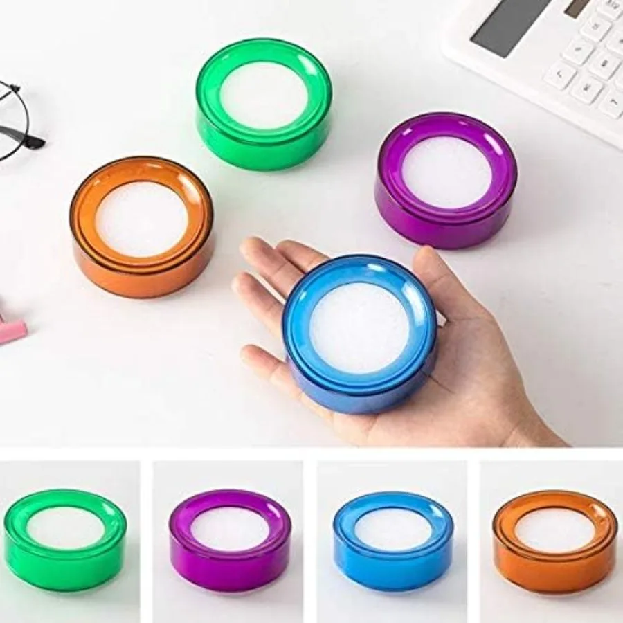 1 Piece Finger Wet Sponge for Money Cashier Bank Counting Papers Dollar Bills Documents Random Color view 6