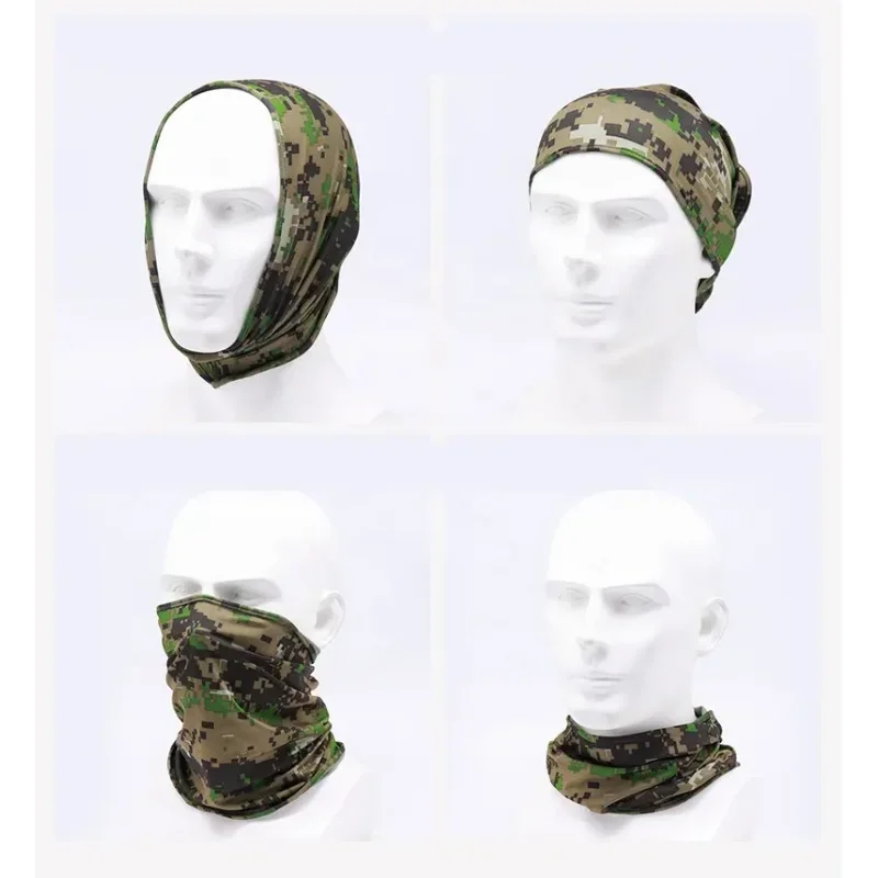 กีฬากลางแจ้ง Breathable เดินป่าผ้าพันคอคอ Gaiter Bandana UV Protection ICE Silk Face COVER คอหลอด