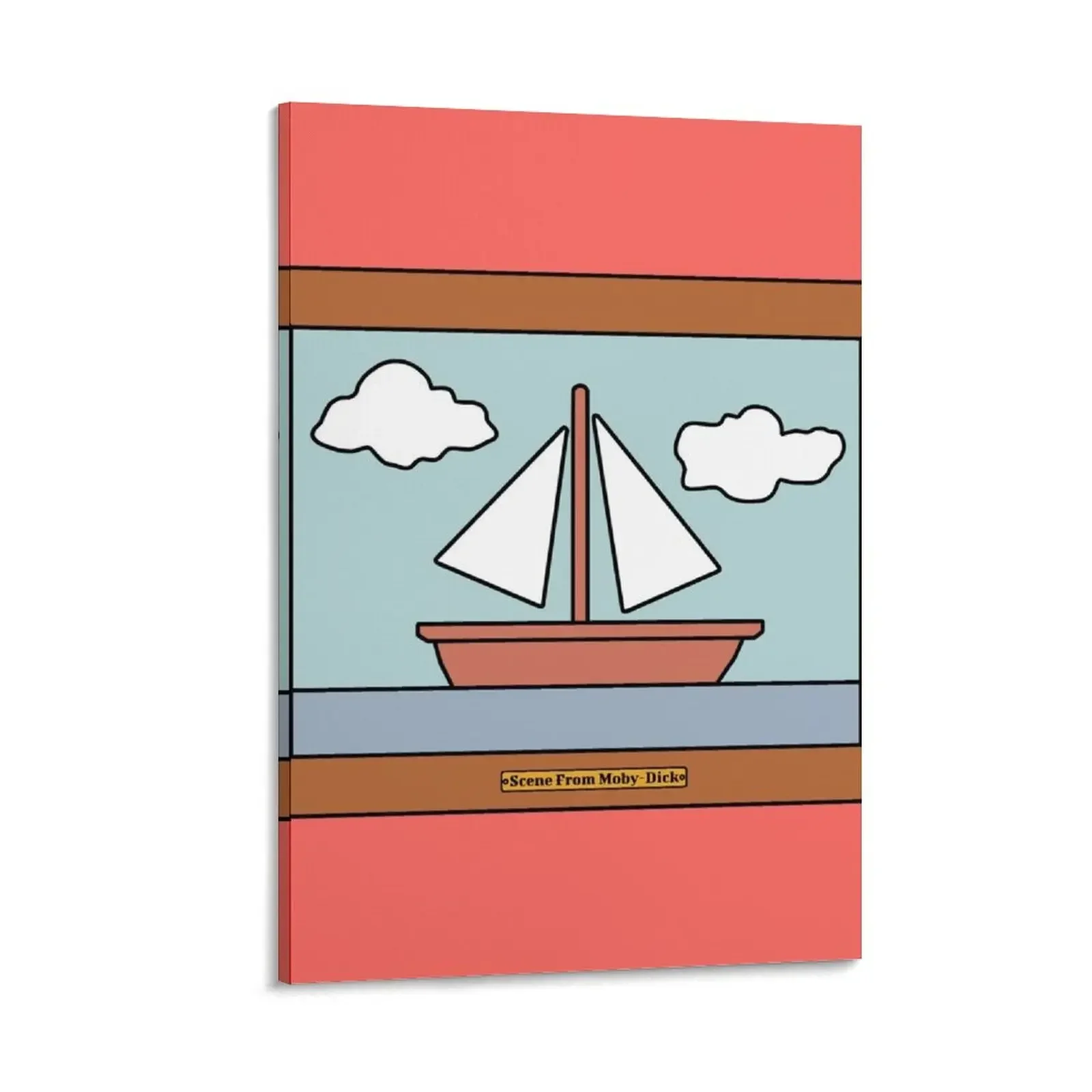 

Scene From Moby-Dick Canvas Painting Decor for room home decoration accessories wall decoration painting