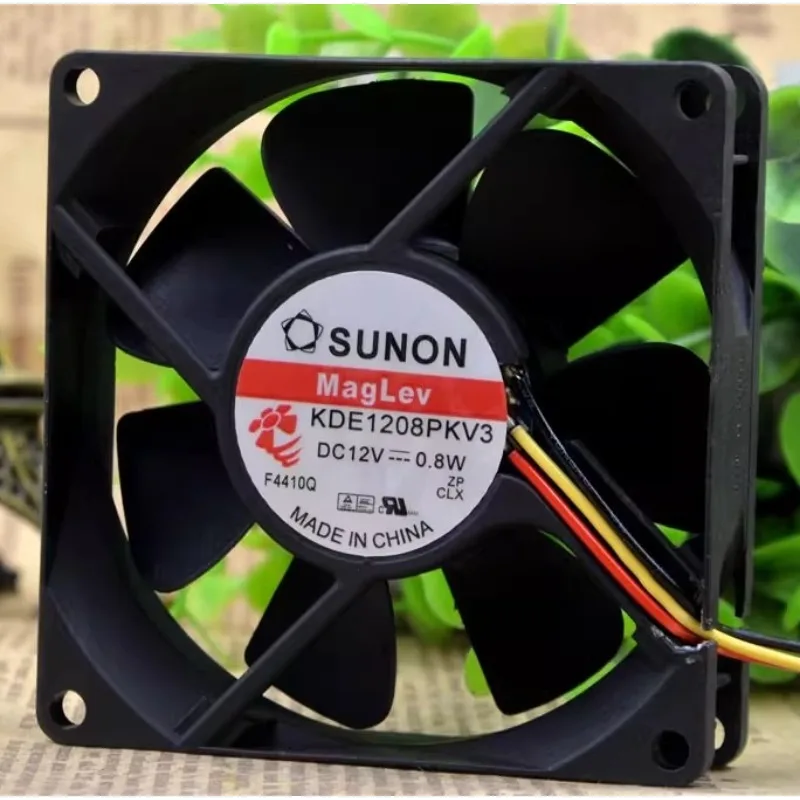 New Cooler Fan for SUNON KDE1208PKV3 8CM 12V 0.8W 8020 Magnetic Levitation Cooling Fan 80*80*20MM