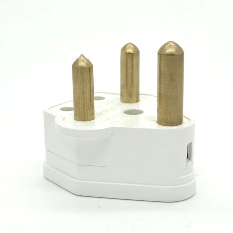 Small South Africa Power Plug Converter Plug 5A Wiring Plug India 3 prong UK Standard Pure Copper Electrical Plugs D3