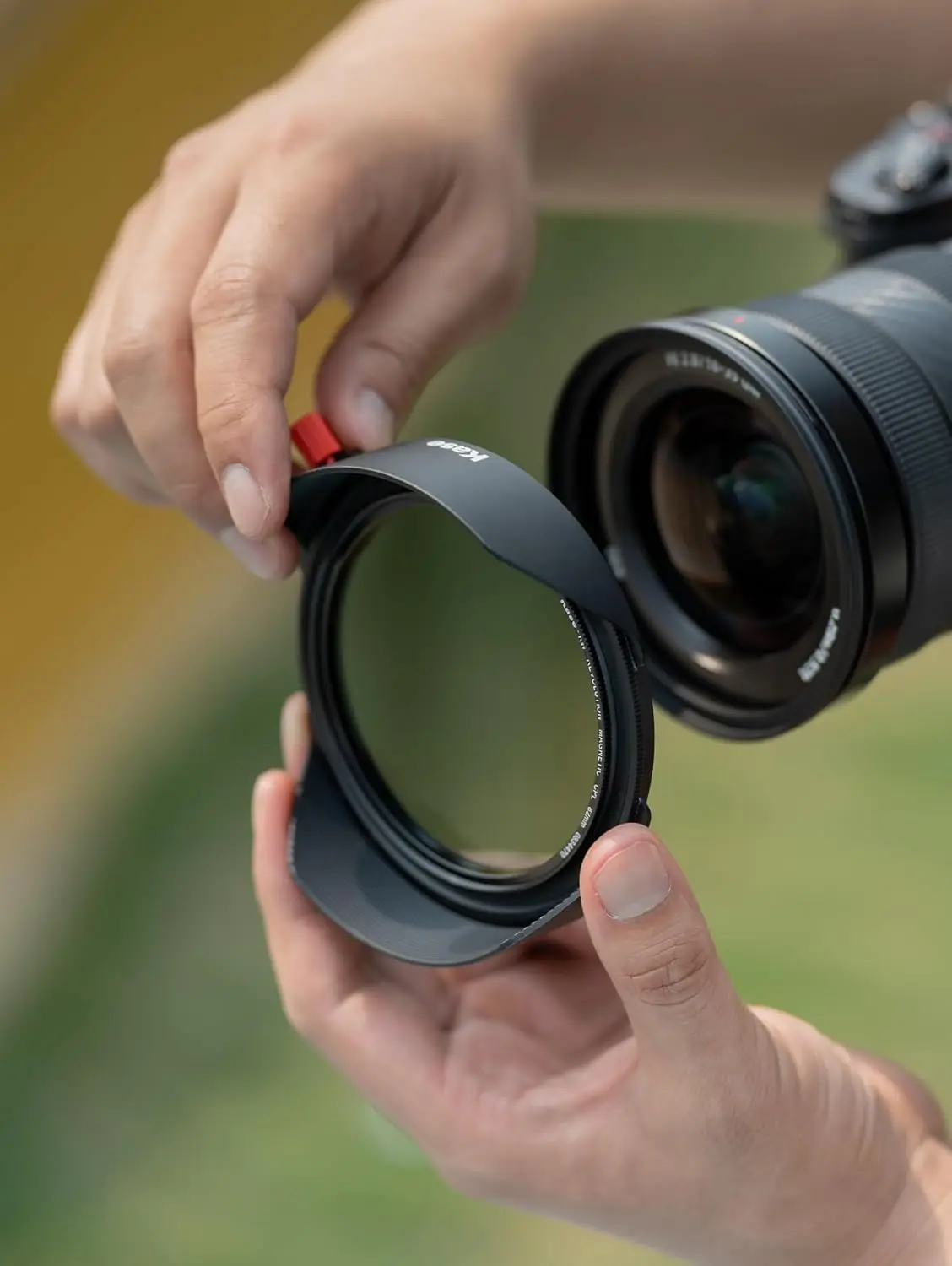 Kase Kowl Magnetic Metal Lens Hood for Revolution - Universal Camera Lens Hood with Magnetic Mount