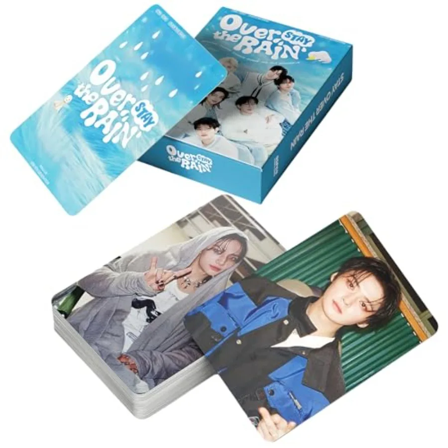 Stray Photocards KPOP Stay Over The Rain Album Cards 55PCS Stray 5th FanClub Photo Cards Giant Album HOP Greeting Card Straykid view 4
