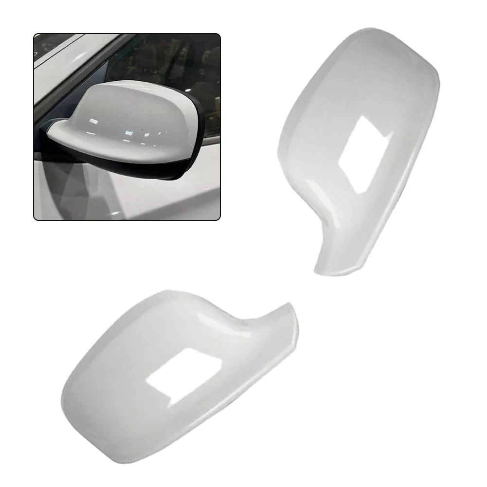 

1Pair Car Left/ Right Side White Painted Mirror Cover Cap For BMW For X3 2011-2014 Replacement Mirror Cover Cap Accessories