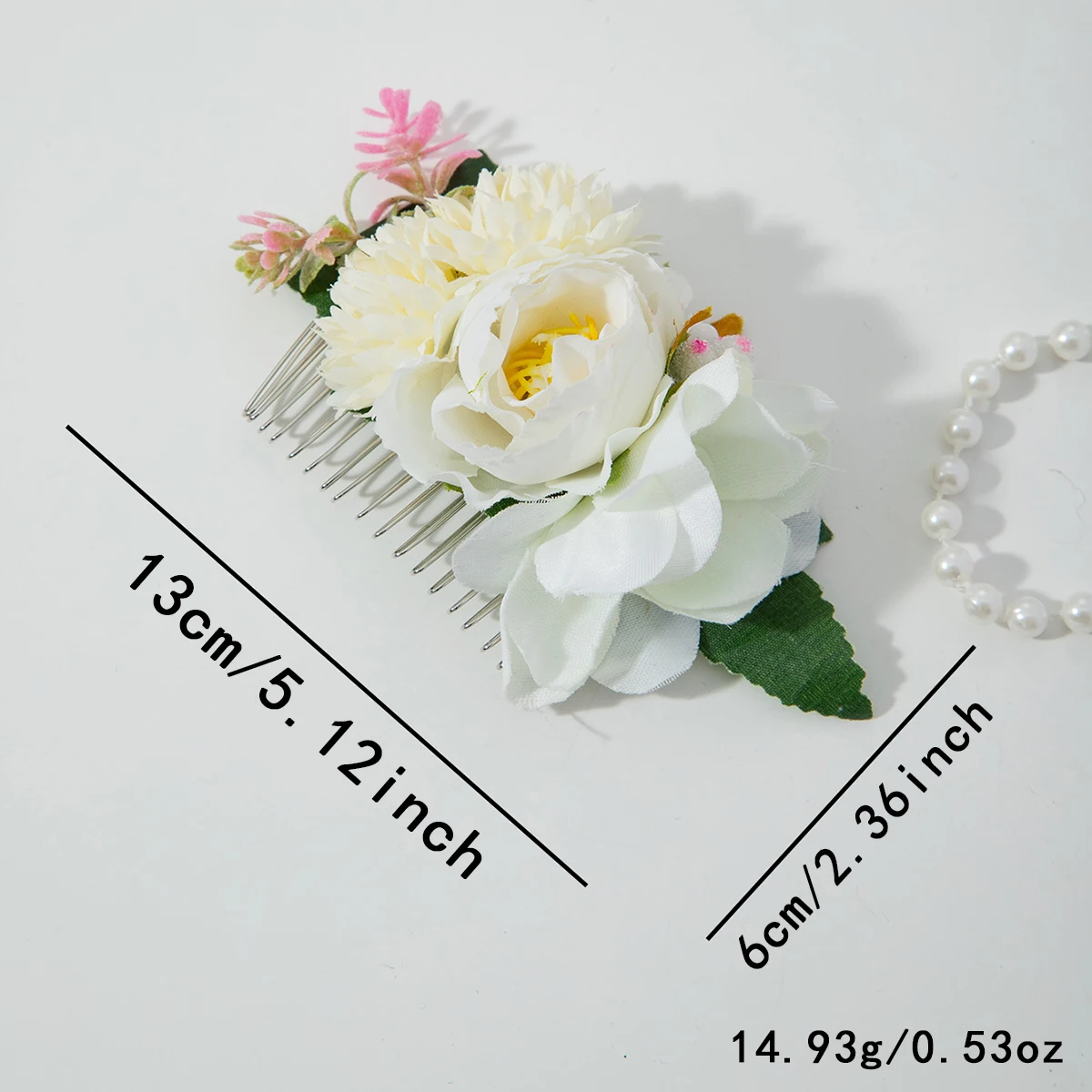 13 см невесты свадебные цветы металлические расчески для волос для весенних женщин и девочек заколки с цветочным принтом ретро заколка в виде розы