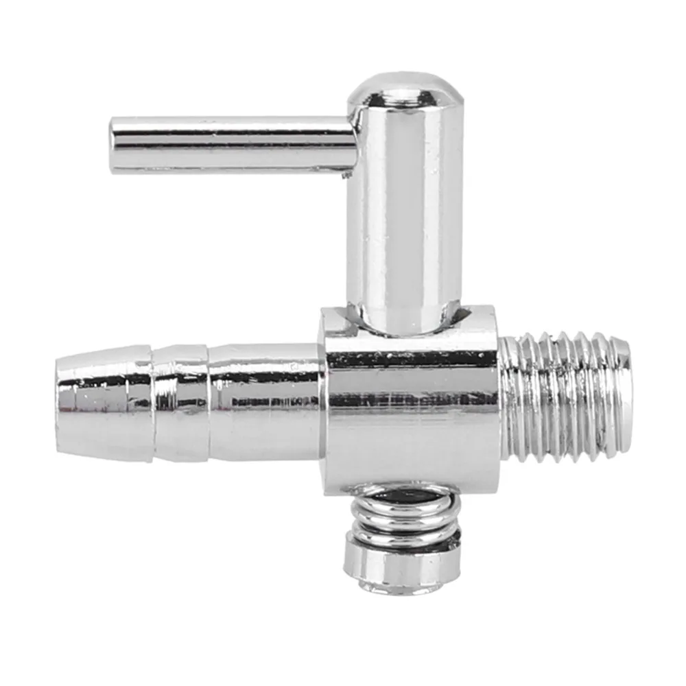 10PCS Set Stainless Steel Air Volume Flow Adjustment Valve Thread Connection Single Open Fish Tank Accessory Check Valve