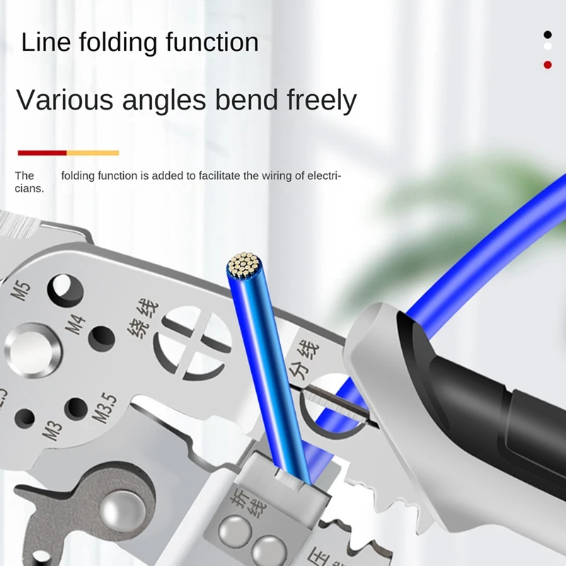 Spelafili strumento elettricisti tagliafili per taglio filo avvolgimento tirando durevole facile installazione facile da usare