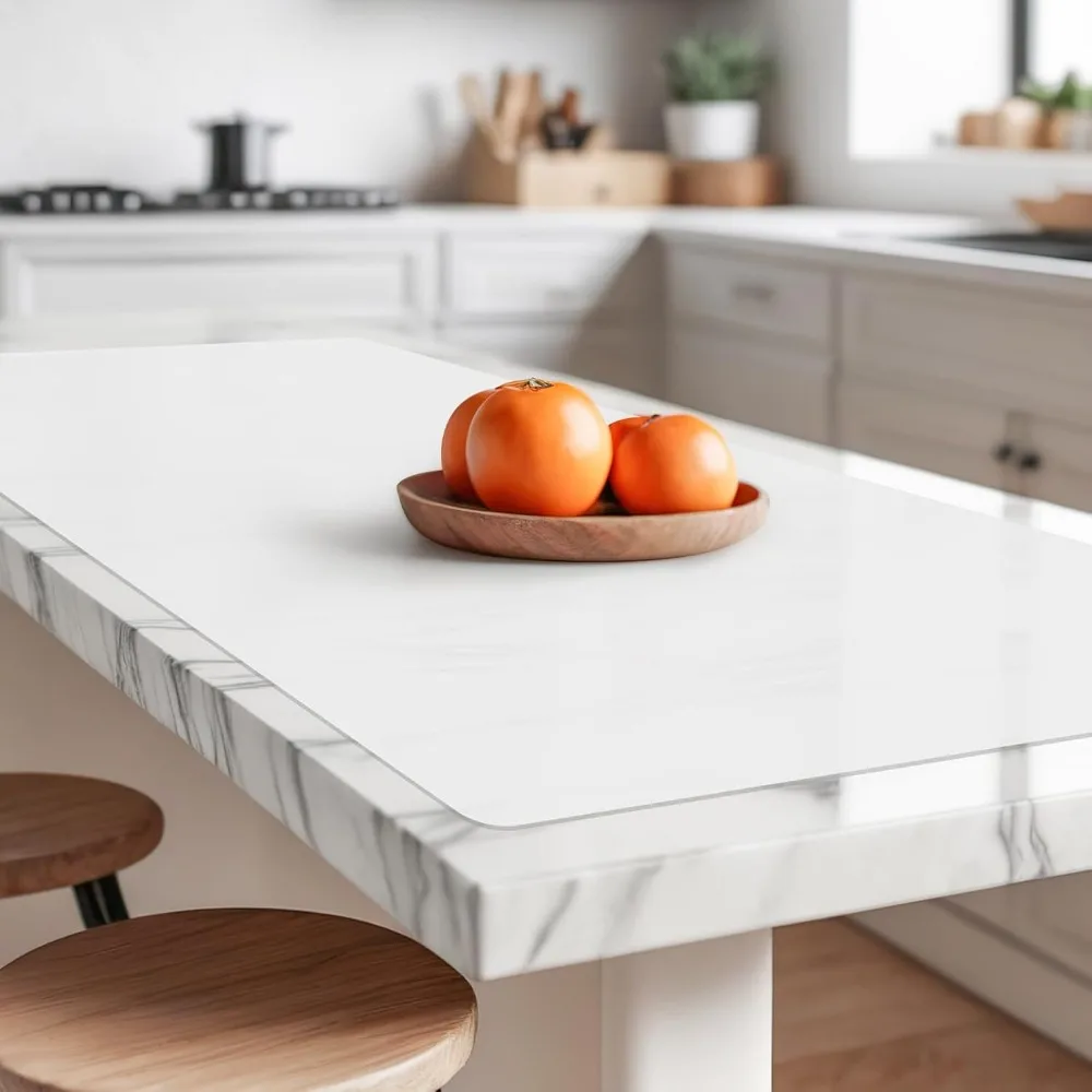 

Heat Resistant Silicone Mat for Countertops, Non-Slip Protector, Thick Coffee Table Pad, Large Multipurpose Desk Cover