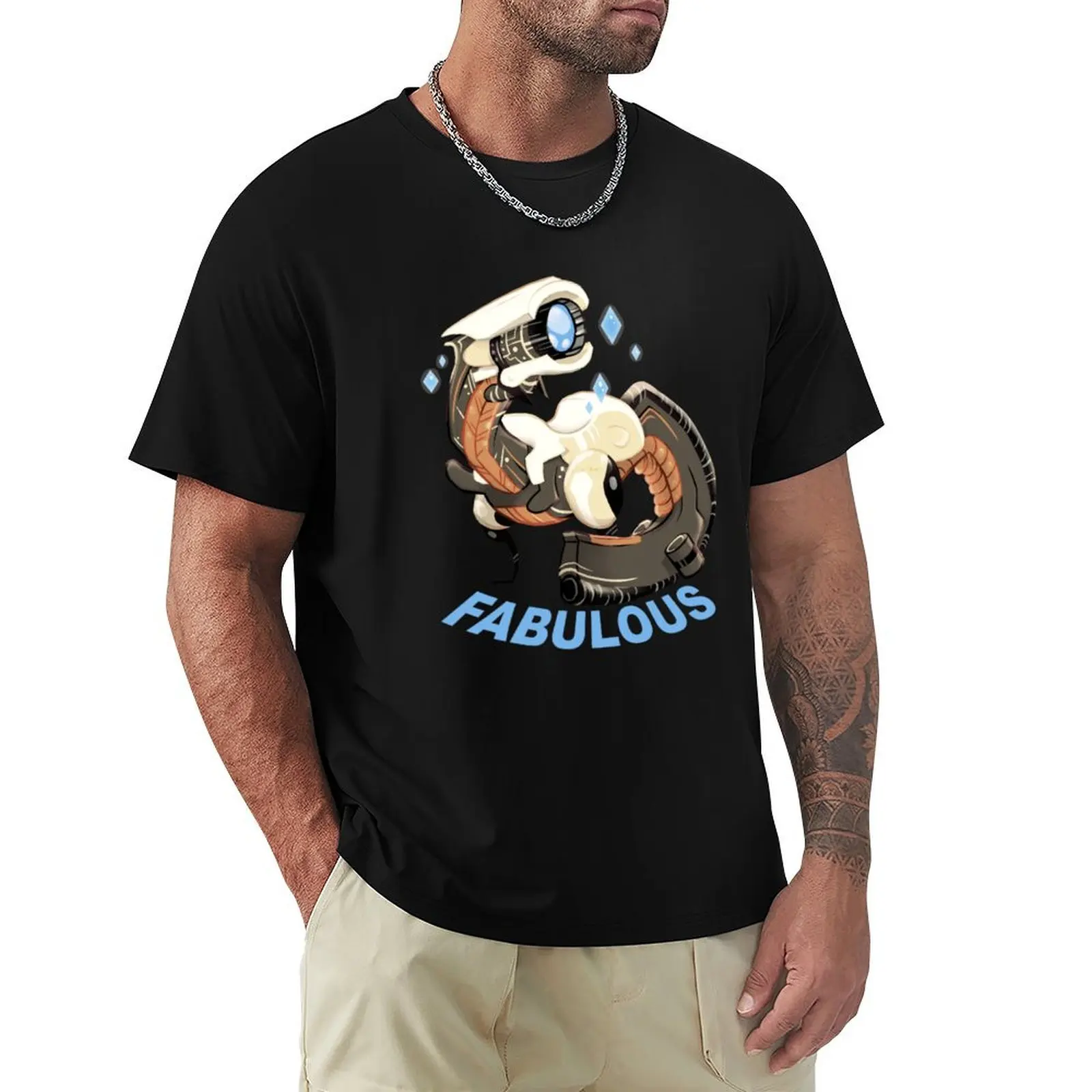 

Horizon Zero Dawn, Chibi Watcher (Fabulous) T-Shirt Fashion Letter Print T-Shirt