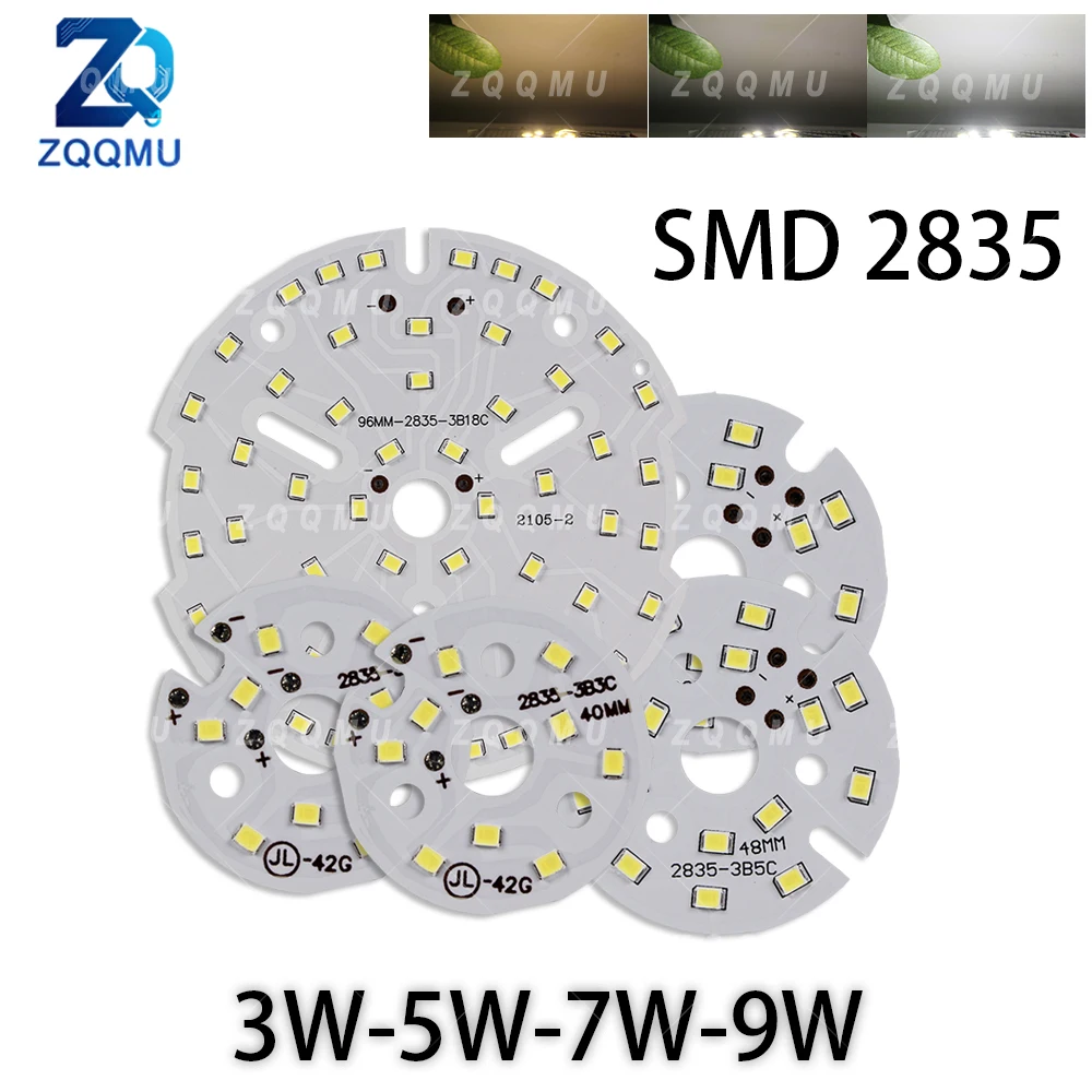 3W 5W 7W 9W SMD2835 LED Chip Bulb Board Module Light Source For Table Lamp Ceiling Lamp Advertising Light Box Signage Lighting