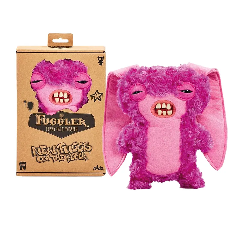 Originele Fugglers Knuffels Leuke Squidge Vervelde Alien Wide Eyed Weirdo Mr Knoppen Monster Plushins Grappige Lelijke Monsters Poppen