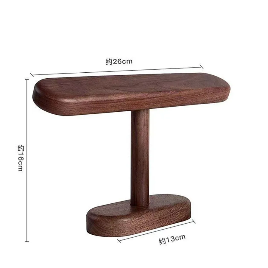 Solid Walnut Wood Jewelry Bracelet Watch Storage Display