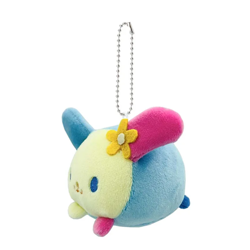 Usahana Bunny Rabbit Plush Toy Cute Kawaii Keychain Anime Key Chain Keyring Women Bag Keychains Kids Toys for Girls Small Gift