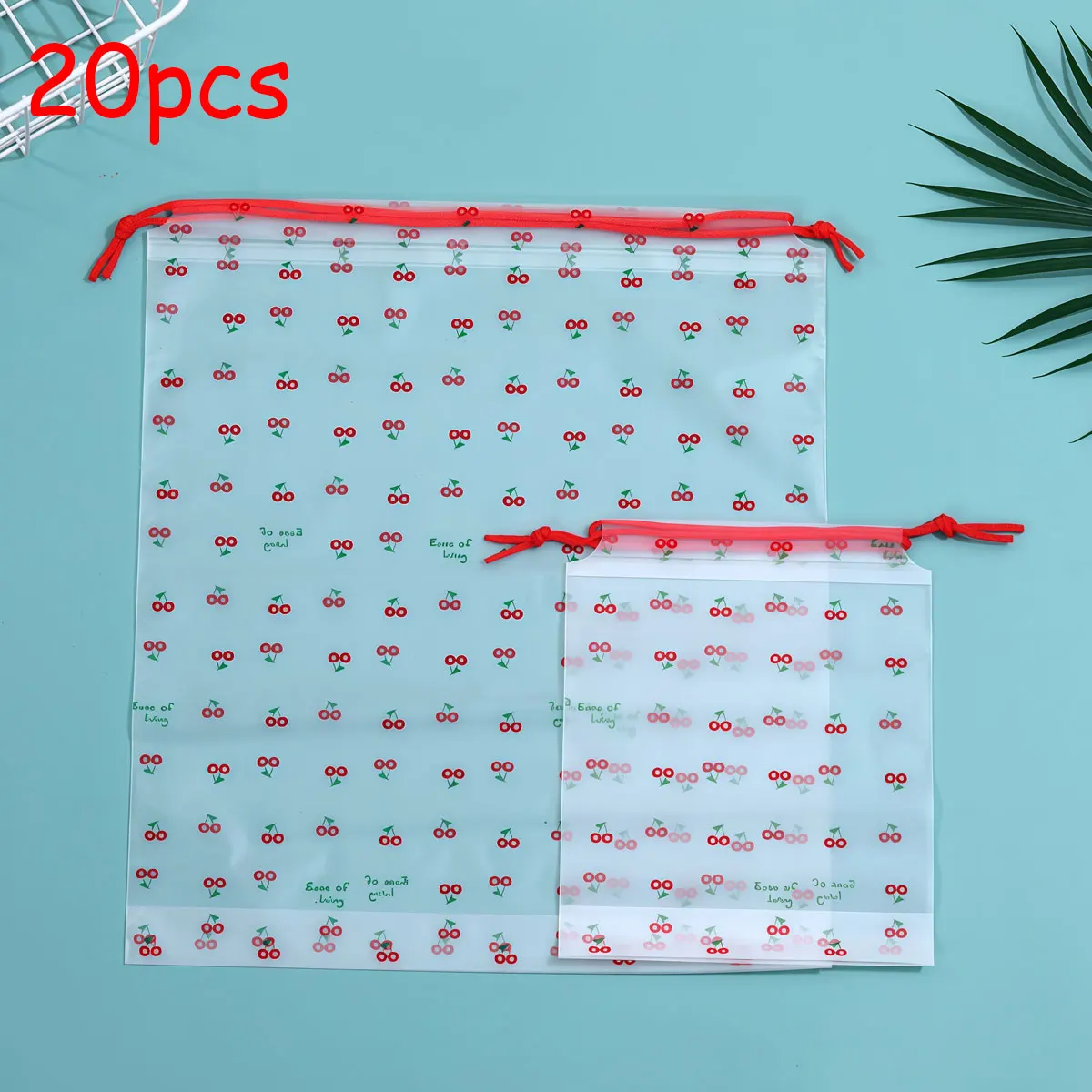 40 Stück Kordelzugbeutel, Schuh-Reise-Aufbewahrungsbeutel, Transparenter Kirsch-Reise-Kleidungsverpackungsbeutel, Staubdichter Spielzeug-Schuh-Aufbewahrungsbeutel – Detail 7