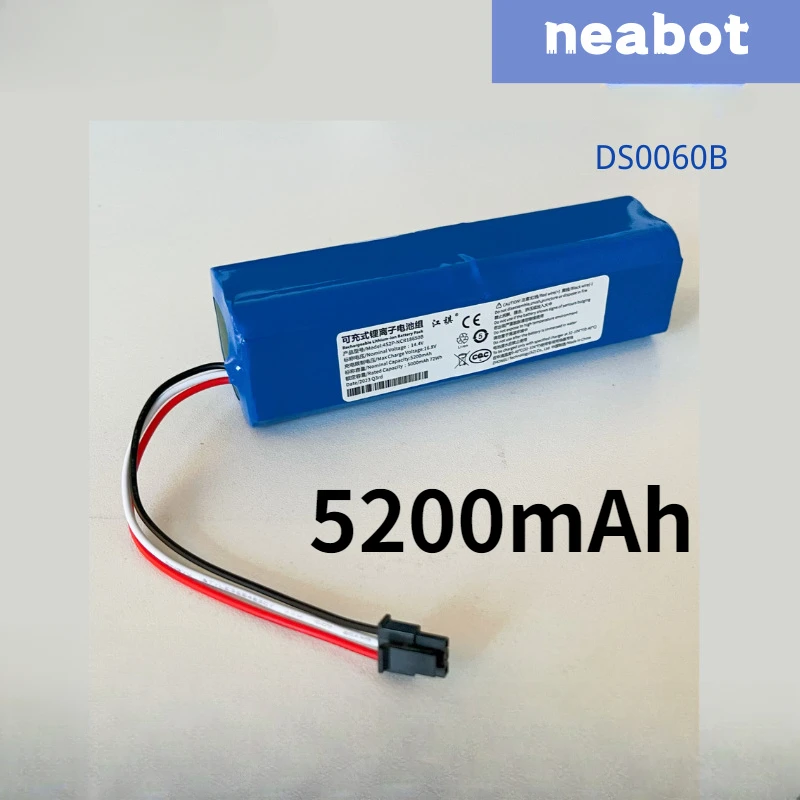 

5200mAh Suitable for Neabot Robot Intelligent Vacuum Cleaner Q11 Lithium Battery Accessories with Original Capacity of14.4-14.8V