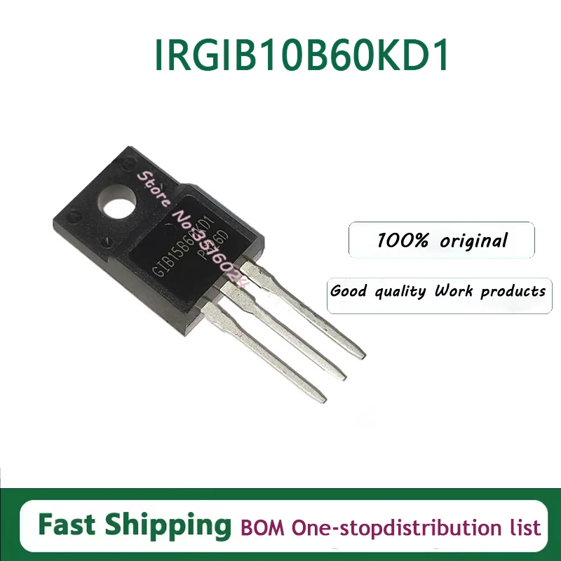 10 unids/lote IRGIB15B60KD1 IRGIB10B60KD1 IRGIB7B60KD IRGIB6B60KD 100% nuevo