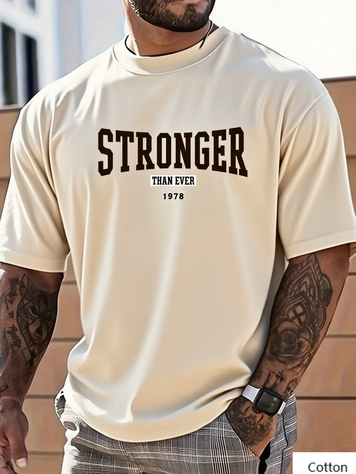 

Mens Cotton Printed Tee with Resilience Element for Individuals Into Motivational Fashion and A Resilient Lifestyle Capture