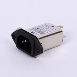 1PCS Power Filter 220V Socket Type CW1D-1A/3a/6A/10a-t AC Single Phase