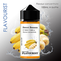 FLAVOURIST Banana Water solubility Flavor Concentrate 10ml 30ml 50ml 100ml in bottle for DIY Add Aroma Flavor liquid