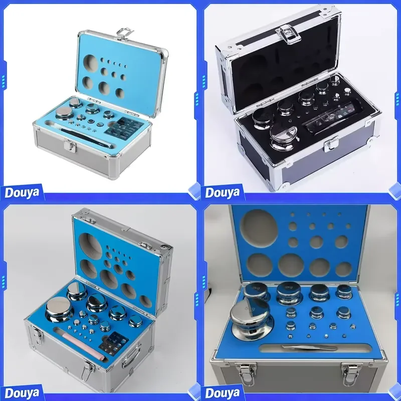 E1 E2 F1 F2 Class 1mg-5kg Non-Magnetic Stainless Steel Calibration Test Weight Set Box