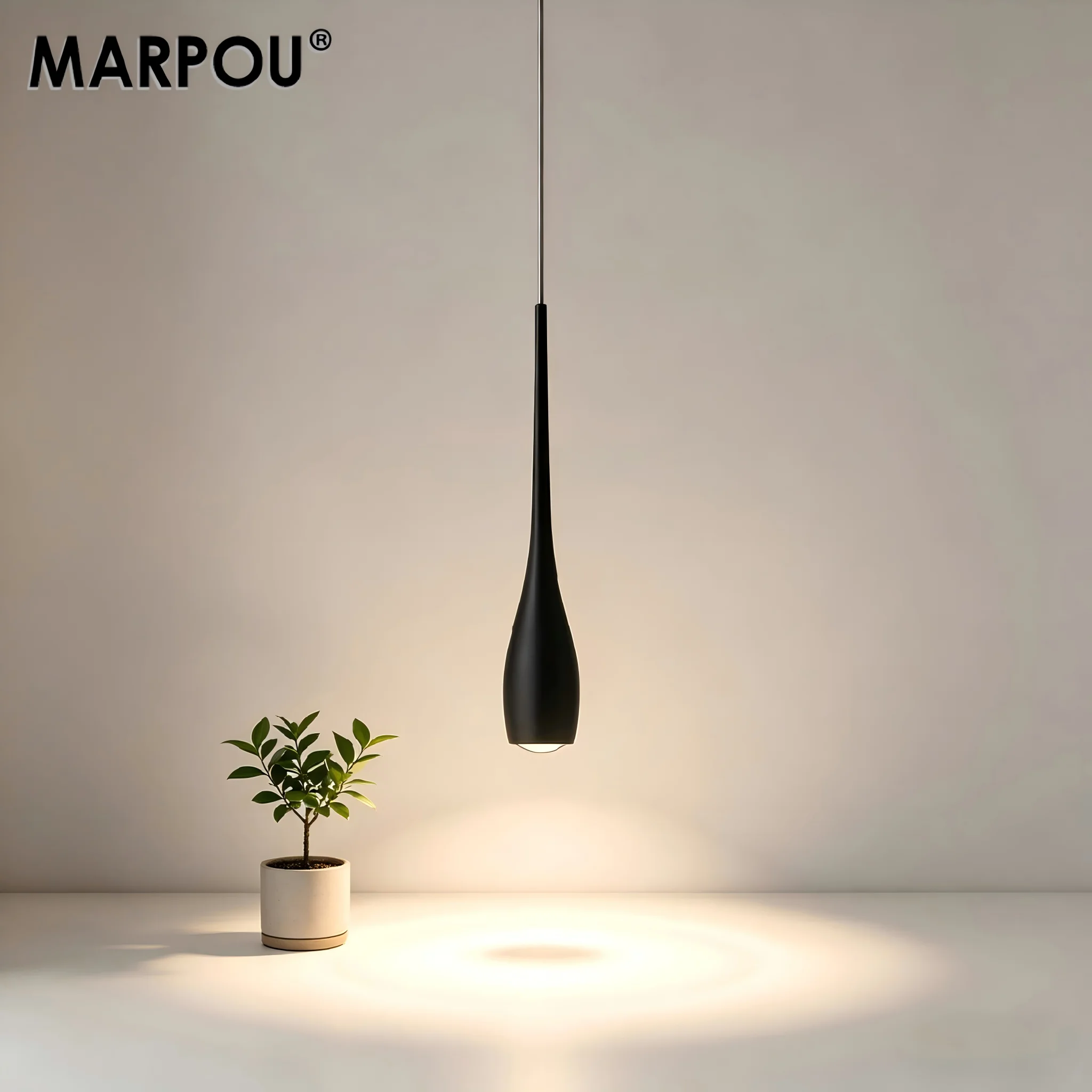 Commercial Kitchen Island - Luminária Pendente LED Nórdica MARPOU com