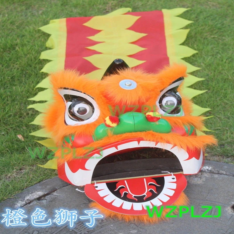 Children Kid  Chinese Lion Dance Costume 12 inch Set  2-5 Age  Gifts Toys Play Square Gift Props Outdoor  Party Carnival  Stage