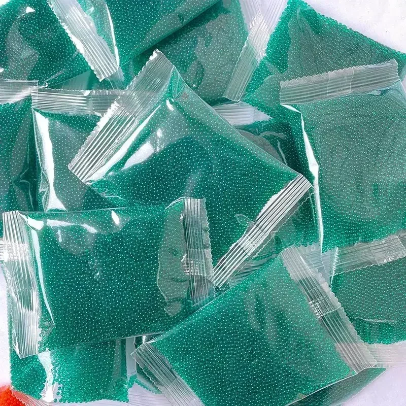 Bulk Large Bag 7- 8mm Water Gel Balls Hard Absorbent Marbles Soak Water Balls Matte Milky White Luminous Bubble Crystal Baby