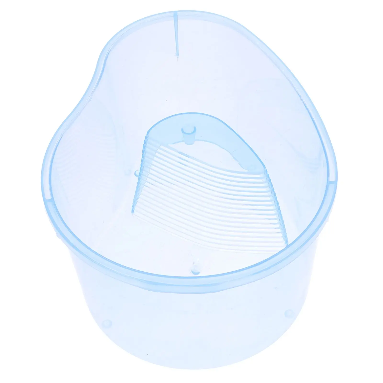 

Turtle Feeding Box Small Reptile Tank Aquarium for Turtles Color Pool Drying Platform Plastic Fish Tank Translucent