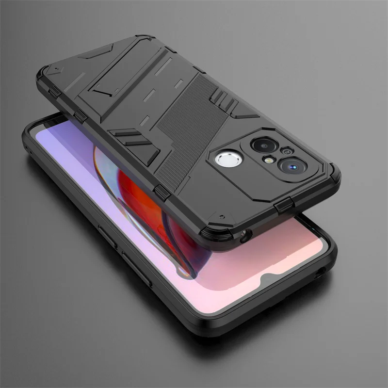 

For Xiaomi Redmi 12C Cover Case Redmi 12C Capas New Shockproof Armor Phone Bumper Back Kickstand Holder Funda Xiaomi Redmi 12C