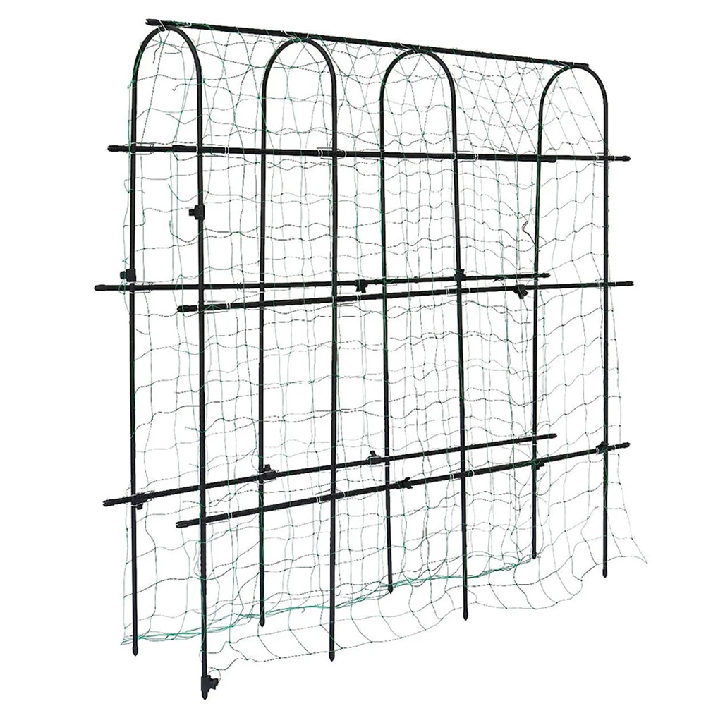 

Garden Cucumber Trellis Climbing Arch Plants Support Outdoor U-Frame Trellis Vegetable Trellis for Vegetable Peas Fruit Vine