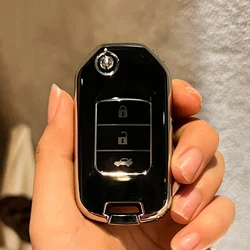 New TPU Car Smart Key Case Cover Fob Protection Shell Holder For Honda 2016 2017 CRV Pilot Accord Civic Auto Key Accessories