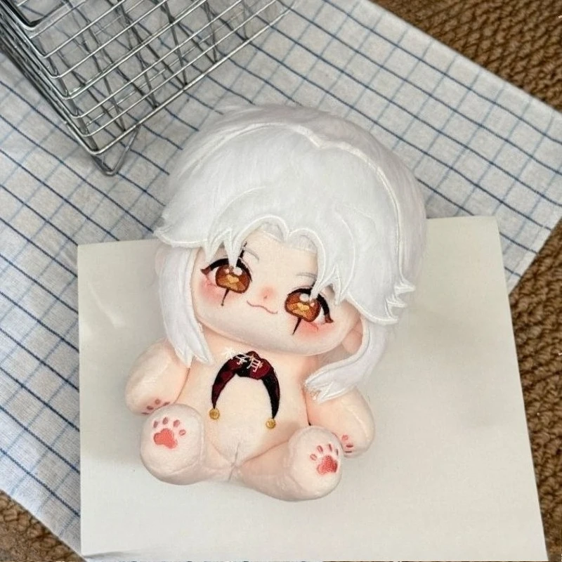 20cm Anime Gra Atrybuty Pierrot Kawaii Cosplay Bawełniana Lalka z Szkieletem Kreskówka DIY Przebranie Ubrania Figurki Zabawki Prezent dla Fanów