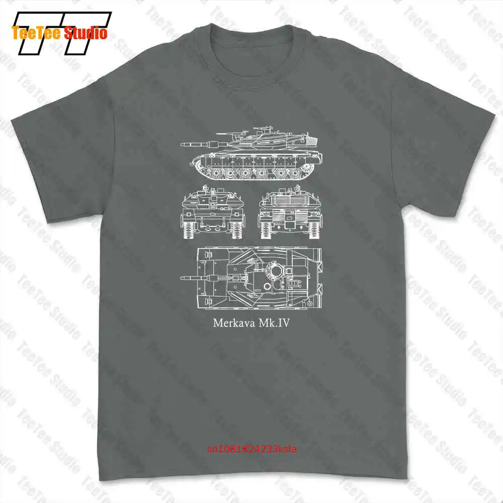 Battle Tank Merkava Mk Iv Military Israel Army World Of Tanks T-shirt Tee 7MPJ