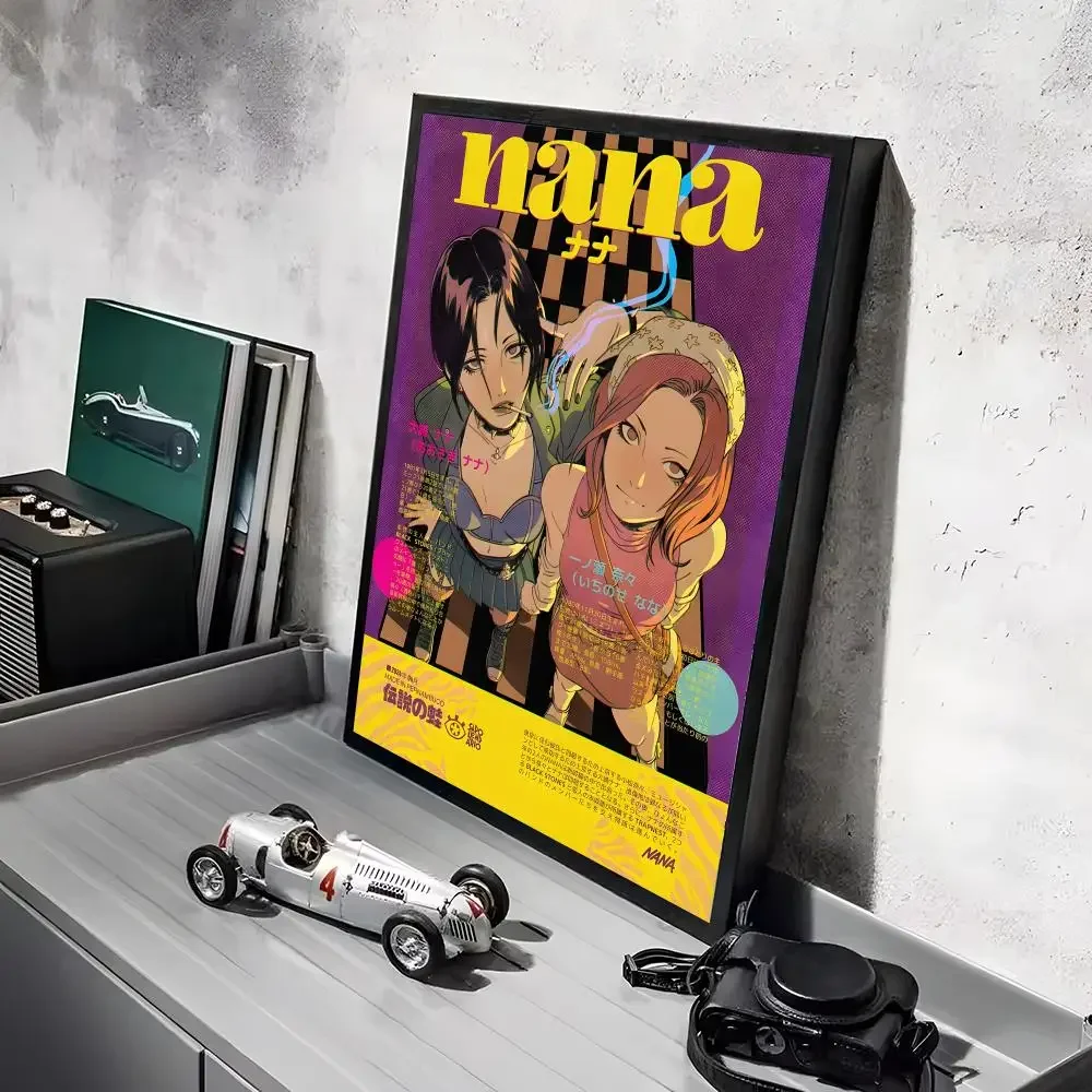 Anime N-Nana klassisches Poster, dekorative Wandkunst, Aufkleber, Wandbild, Fotodruck für Zuhause, Wohnzimmer, Flur, Dekoration – Detail 15