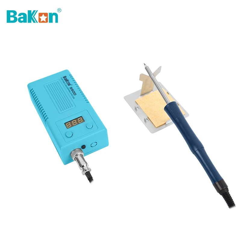 

Bakon BK950D Portable Welding Station T12 Fast Heating Soldering Iron 50W 5 Speed Quick Temperature Control Wide Voltage