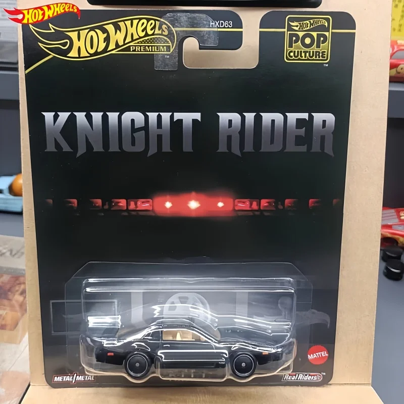

New Hot Wheels Knight Rider K.I.T.T. Black #83 K.I.T.T Hxd63 Retro Entertainment K.I.T.T 1/64 Pop Culture Diecast Model Car Toy