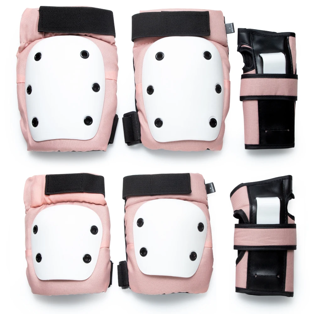 6 in 1 Adult/Child Knee Pads Elbow Pads Wrist Guards Protective Gear Set for Skateboarding Inline Roller Biking Roller Skating image 3