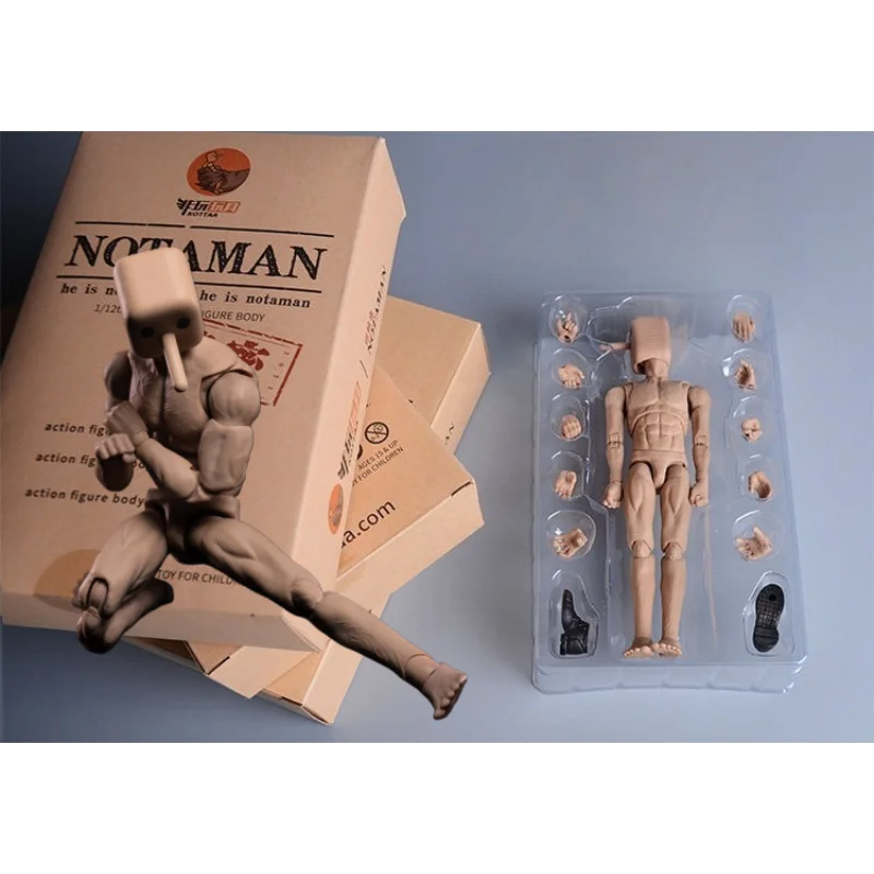 

В наличии: Коллекционная фигурка NOTA TOYS NOTAMAN 1/12, мужское тело с квадратной головой, 6 дюймов, высокая степень артикуляции