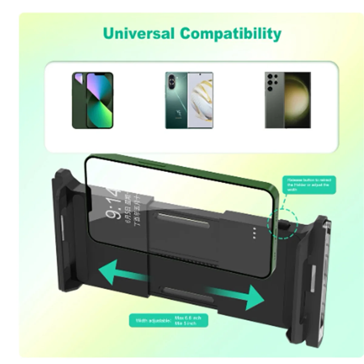 

Practical Mobile Game Controller Gaming Grip Handle Adapter Fit for Nintendo Switch/Oled Joy-Con for IOS Android Gaming Holder