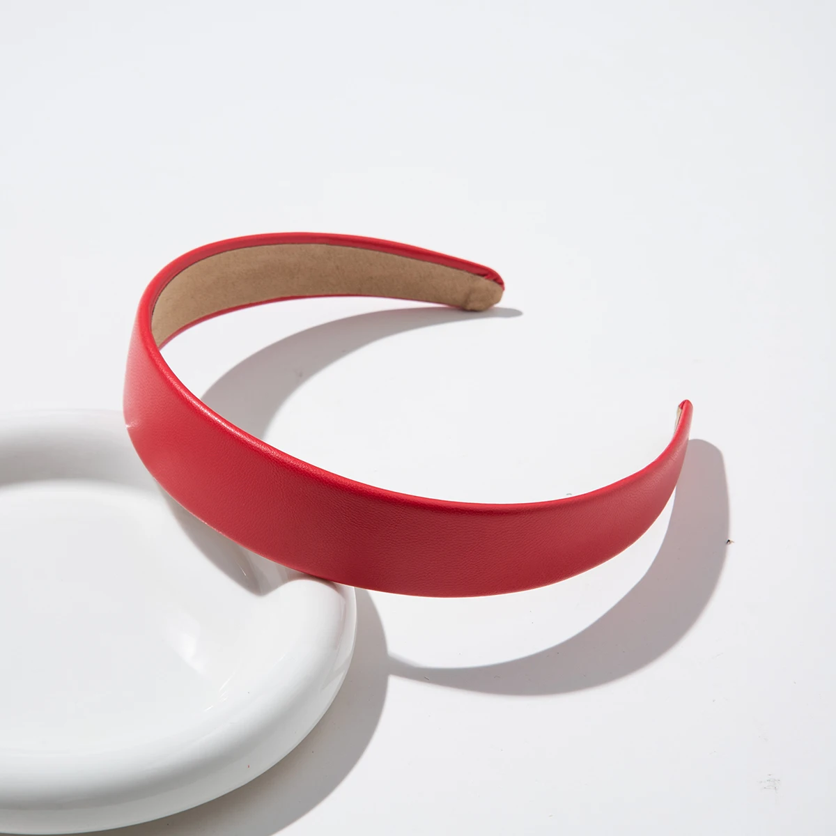 3cm PU Leather Headband Korean Style Fashion  Hairclip Hairbands Chic Vintage Hair Hoop Accessories for Girls Women Ladies